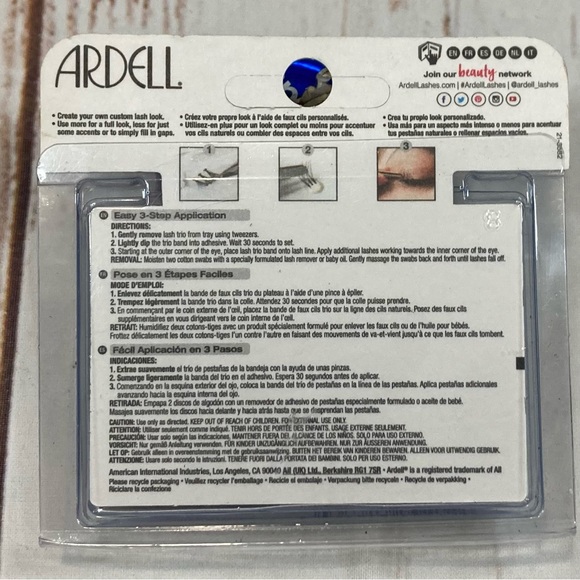 Ardell Fake Lash Trios Kit 32 Sz Short Medium - Picture 4 of 7